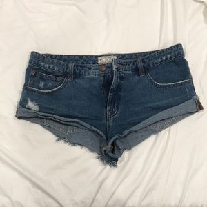 Free People Jean Shorts